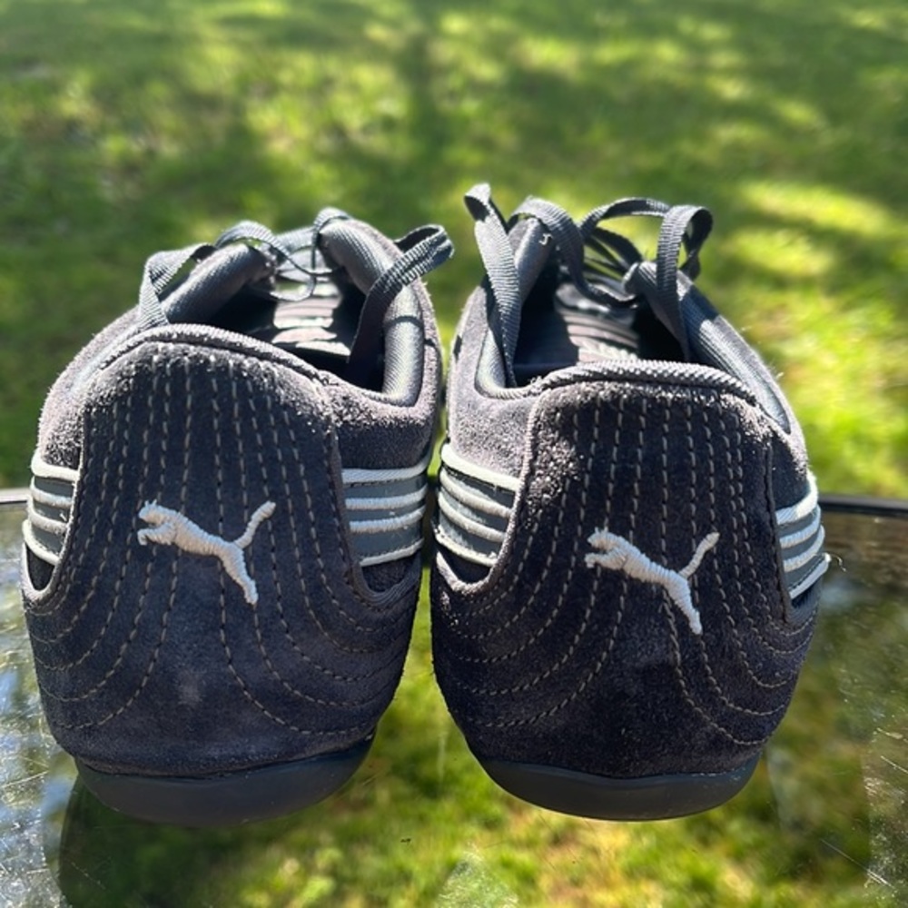 Puma Women’s Soleil Running Shoes size 8, gray suede and white - Picture 5 of 10